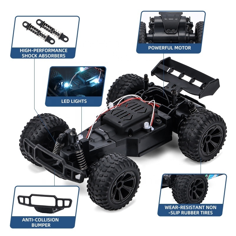 New Arrival Big Truck 4CH 2.4G High Speed Buggy Climbing RC Car Remote Control Car Rc Drift Racing Car