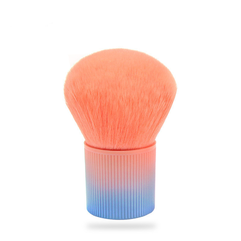 Single Handle Natural Hair Makeup Brush Mineral Powder Foundation Brush Blush Brush Cosmetics Makeup Tool