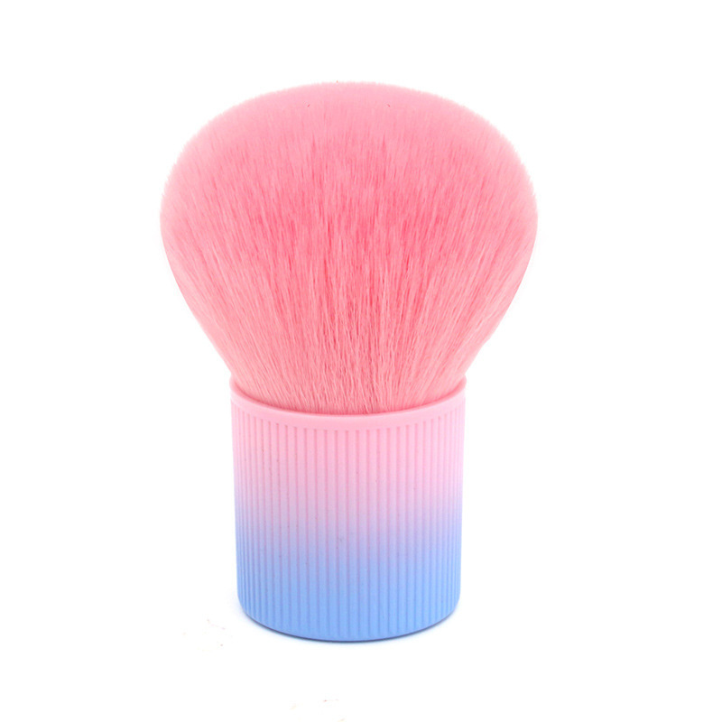 Single Handle Natural Hair Makeup Brush Mineral Powder Foundation Brush Blush Brush Cosmetics Makeup Tool