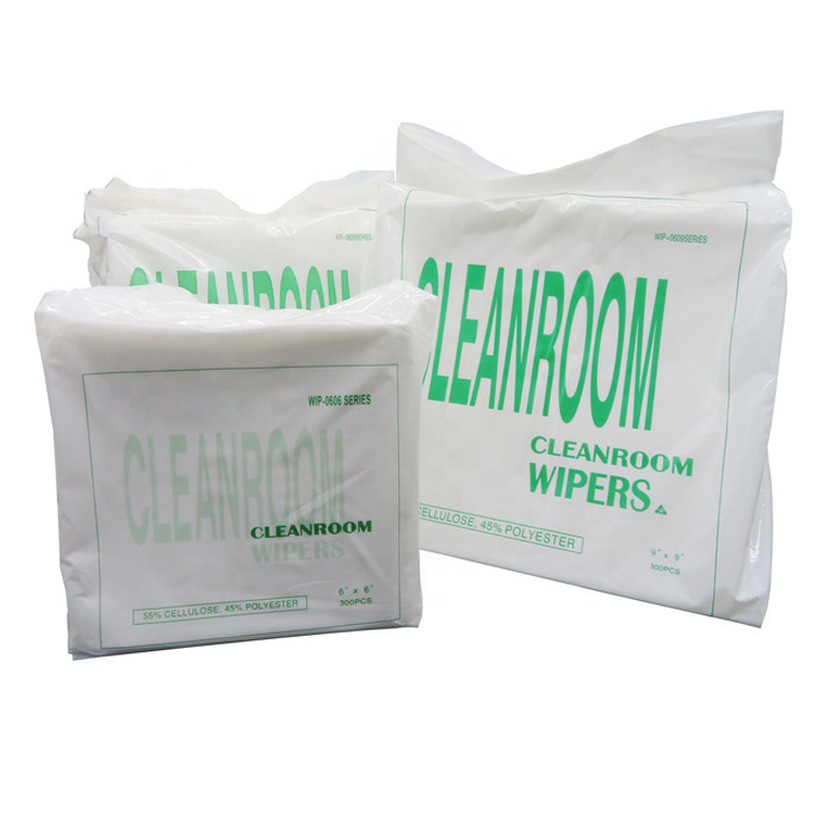 Leenol 110g 1009SLE Industrial Lint Free Clean Room Wipes 100% Polyester Cleanroom Wiper For phone LCD Screen