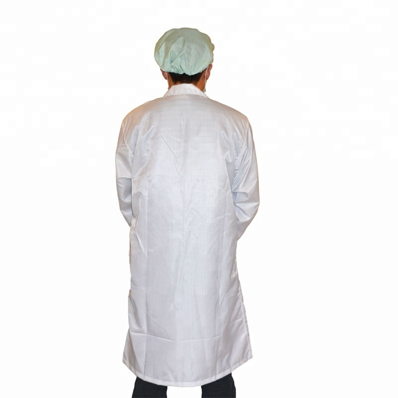 LN1560101 Laboratory Coat ESD Cleanroom Garment Antistatic Gown