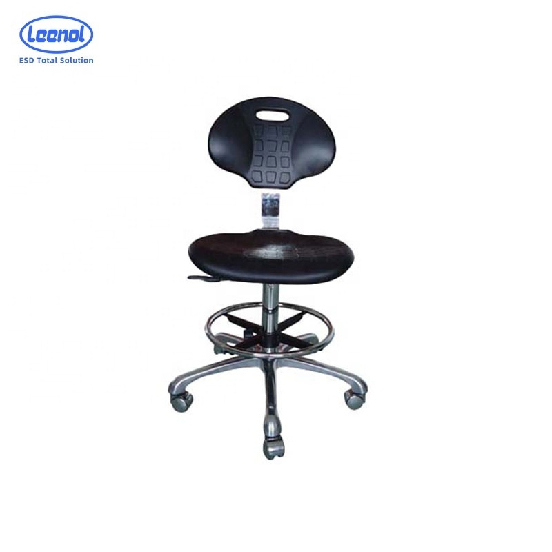 Leenol -1543861A Adjustable ESD Office Chair Workbench Chair Ergonomic Anti-Static Chairs With Footrest