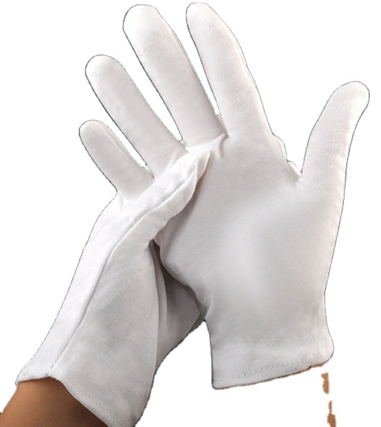 High quality cotton gloves work gloves etiquette glove