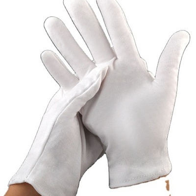 High quality cotton gloves work gloves etiquette glove