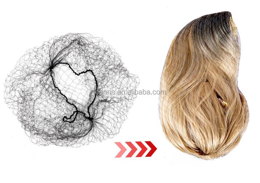 Leeons Nylon Hair Nets Invisible Disposable Ballet Dance Snoods Net Bun Invisible Elastic Edge Mesh Net for Packing Wigs