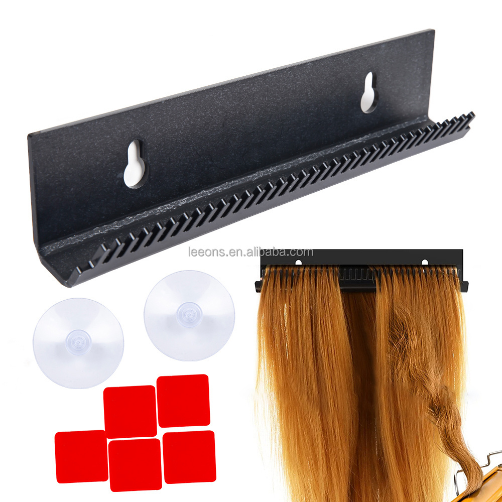 Multifunctional Wall Mounted Hair Extension Tools Wigs Stand Hair Extension Holder Acrylic Displays Rack