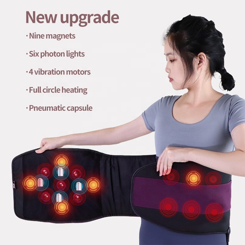 Leercon Customizable Multi-Function Portable Electric Fast Heating Belly Vibrating Period Massage Slimming Belt