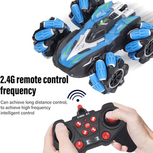 RC Stunt Drift Car, High Speed 360 Degree Rotation Rechargeable Transverse Tires 2.4G Remote Control Car Cool