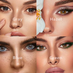 Lalens Palorlight II Gray Hazel Cosmetic Eye Contact Lens Wholesale Prescription Blue Green New 3 Tones Colored Contact Lenses