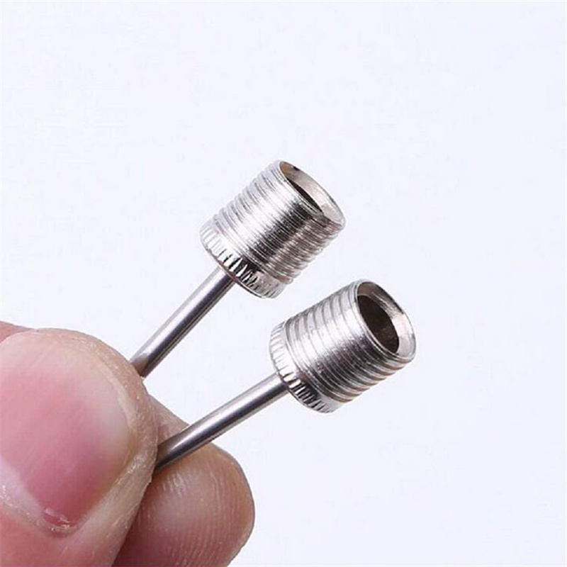 Sports Ball Inflating Pump Needle For Football Basketball Soccer Inflatable Air Valve Adaptor Stainless Steel Pump Pin