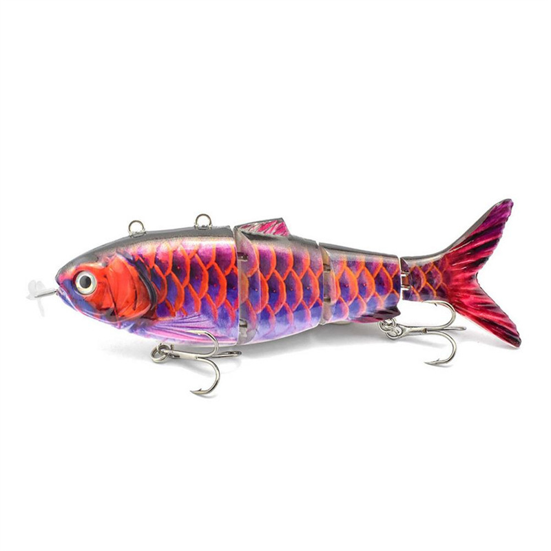 Robotic Fishing Lure USB Rechargeable Self Swimming  Smart Lures Automatic Electronic Fish Multi joint Bait Handy