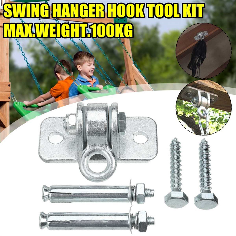 100KG Stainless Steel Heavy Duty Swing Fixed Buckles Hook Hanger for Yoga Hammock Chair Sandbag Swing Sets