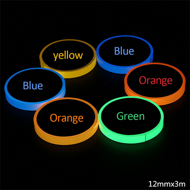 Luminous Tape Fluorescent Night Self adhesive Glow In Dark Safety Film Sticker Safety Security Stage Decor home gym Decoration