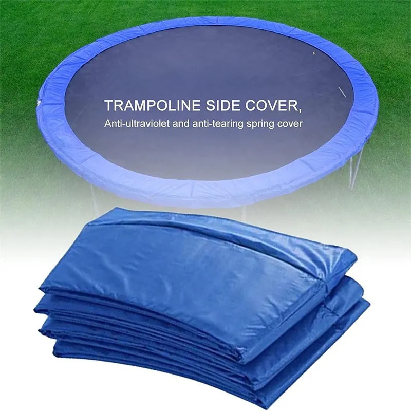 6/8/10/12/14/16 Feet Trampoline Protection Mat Safety Pad Round Spring Water Resistant Protective Cover Home Sport Accessories