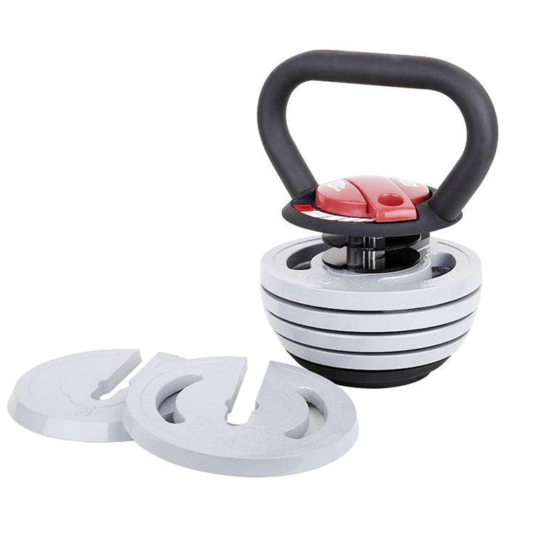 Fitness Adjustable cast iron Kettlebell set   muscle training gym equipment