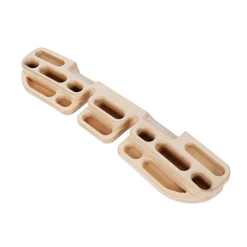 Wooden Hang Board Rock Climbing Fingerboard Doorway Hand Strengthener Equipment for Training Finger Grip and Pull Up