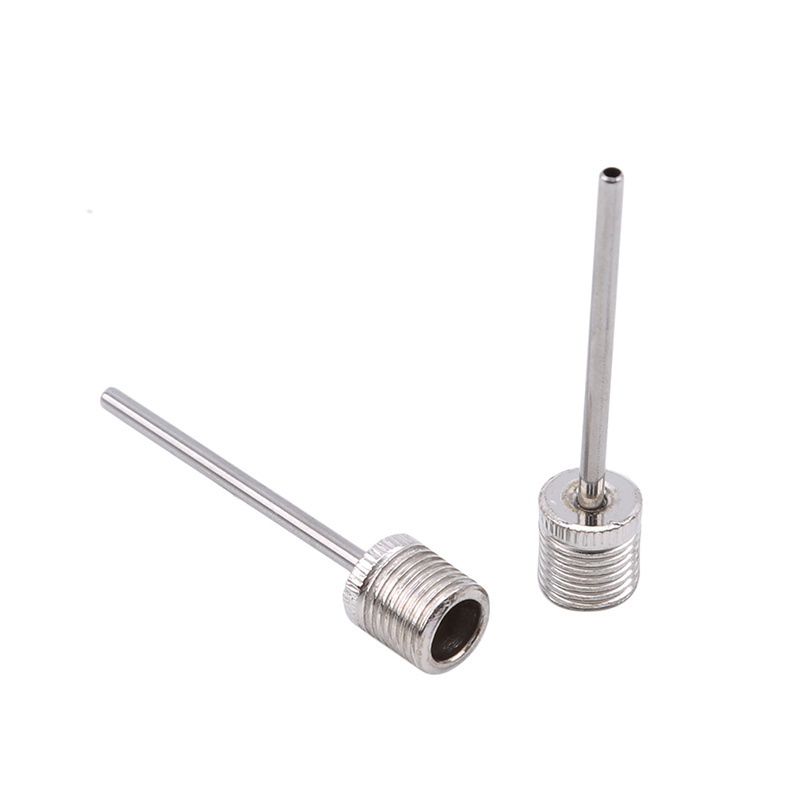 Sports Ball Inflating Pump Needle For Football Basketball Soccer Inflatable Air Valve Adaptor Stainless Steel Pump Pin