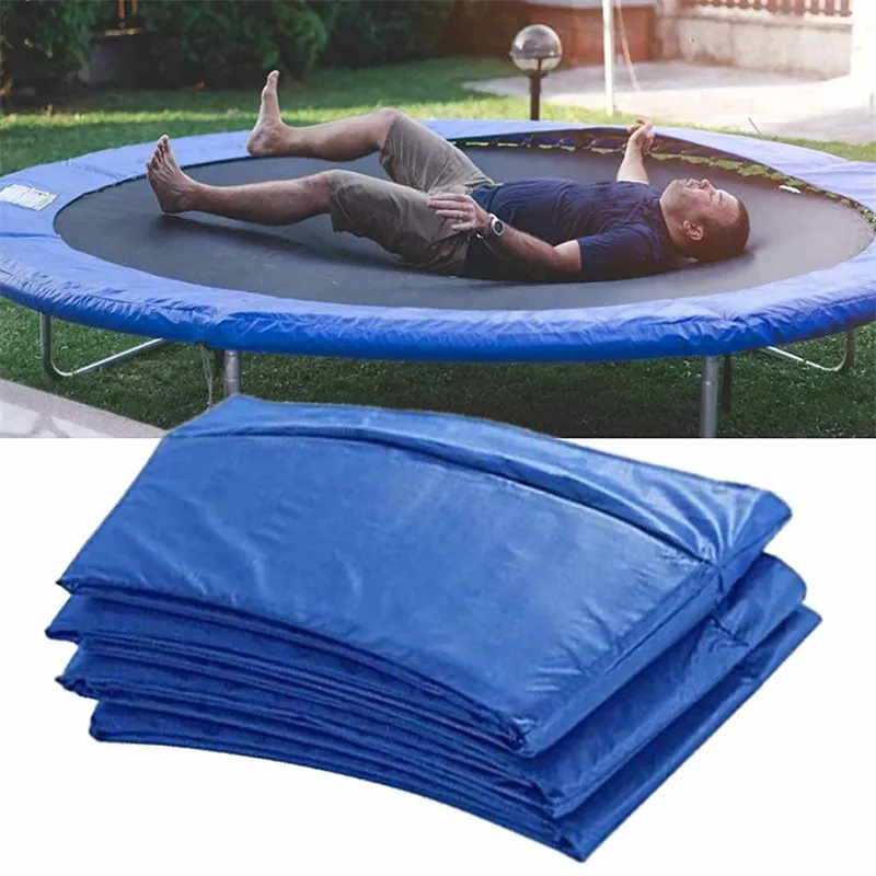 6/8/10/12/14/16 Feet Trampoline Protection Mat Safety Pad Round Spring Water Resistant Protective Cover Home Sport Accessories