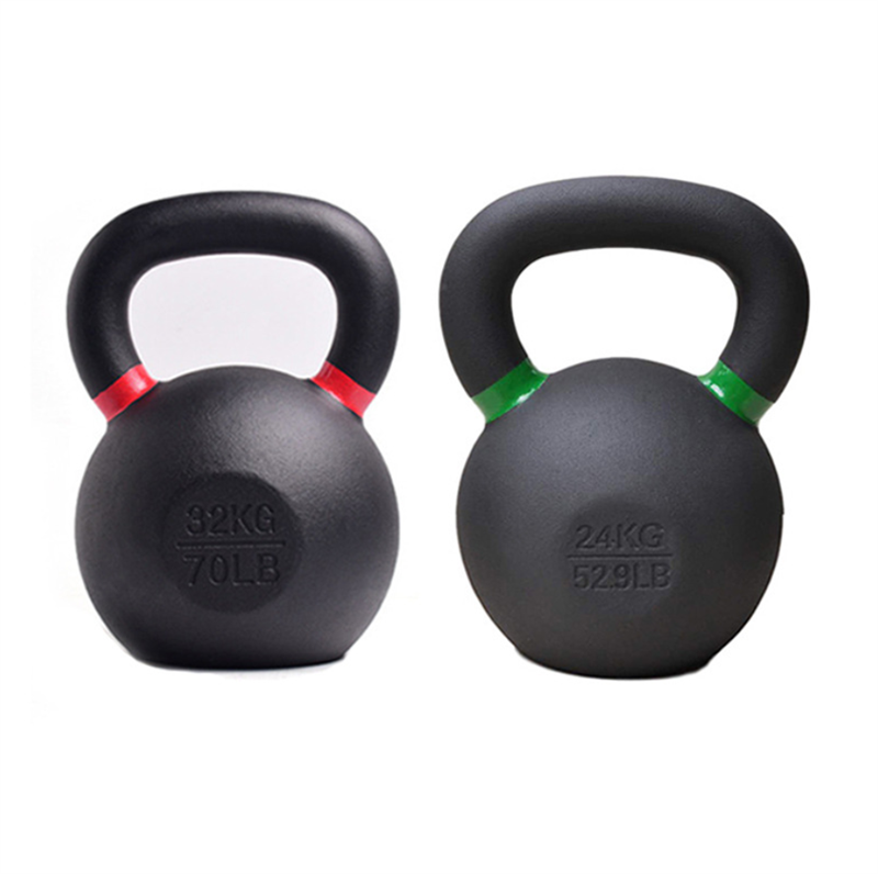 Colorful  cast iron Kettle bell Competition 20kg Kettlebell Set for Gym Home Exercise