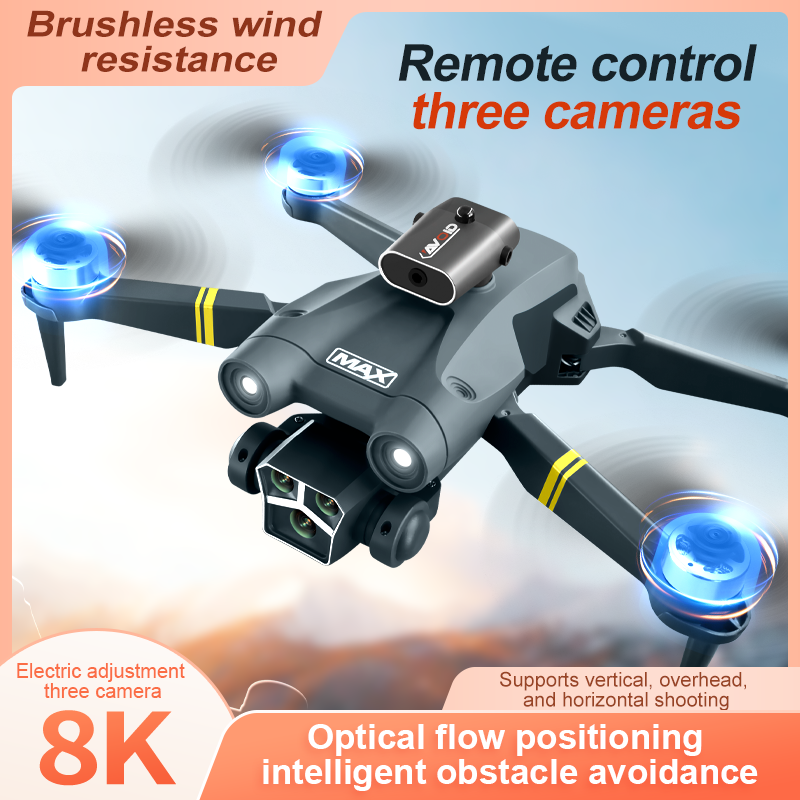 Leesafe New Style 4K PRO Drone with Camera GPS Drone 3-Axis Gimbal Dual camera 2.4G WIFI 3KM Distance Drones RC Quadcopter M3MAX