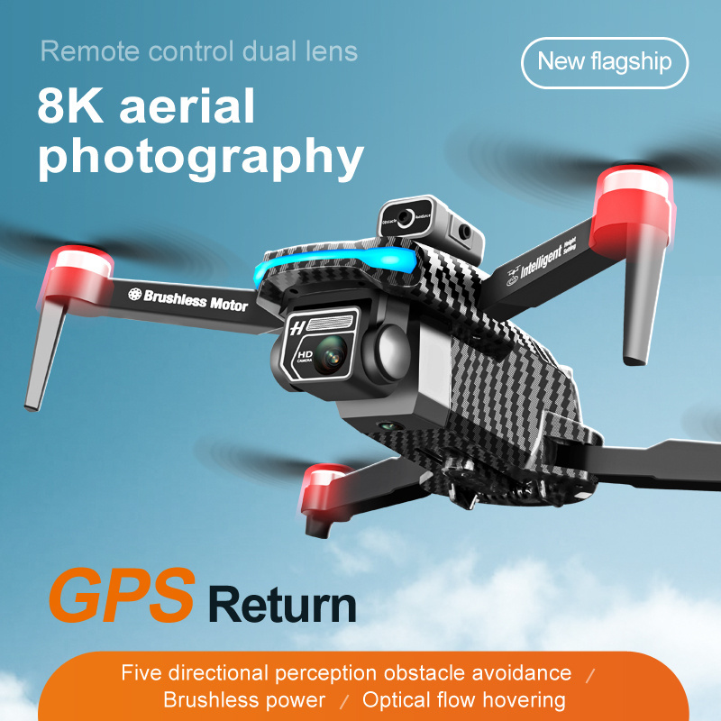 Leesafe V2A 25mins Long Time Flying 5G 2KM Range Professional 4K 6K 8K HD Camera RC GPS RC Drone With Brushless Motor for Adult