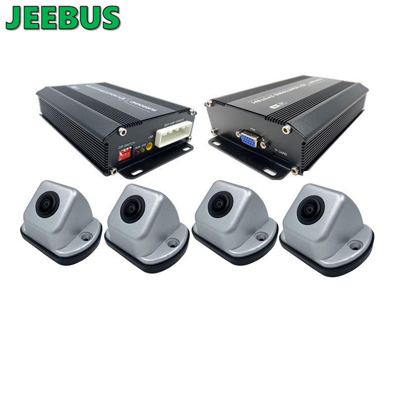 Around View 3D Car Security Driving Parking 360 Degree Camera Bird View System for Bus Truck Vehicle