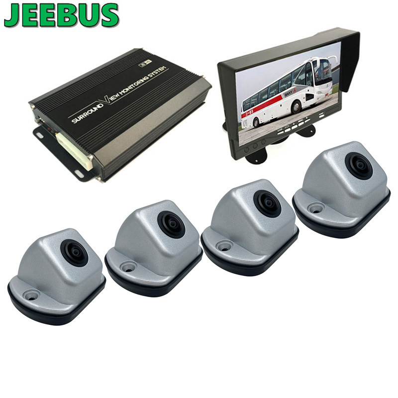 Around View 3D Car Security Driving Parking 360 Degree Camera Bird View System for Bus Truck Vehicle