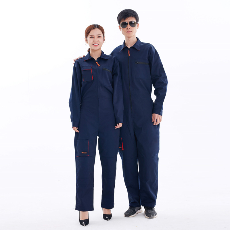 Factory Supply High Visibility Mechanic Work Wear Oil And Gas Mining Industrial Safety Workwear Uniform