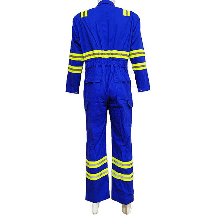 Wholesale Fire Resistant Workwear Safety Clothing Flame Retardant Reflective Hi vis Long Sleeve Work Wear Fr Coverall