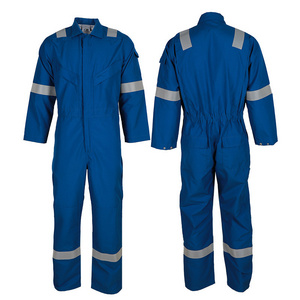 Wholesale OEM Custom Hi Vis Road Way Safety Reflective Coverall Construction Workwear frc Clothing Fire Retardant Coverall