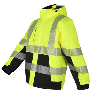 High Quality Reflective Safety Traffic T Shirt 1 Piece Construction Hi Vis Work Shirts With Pocket T-shirts