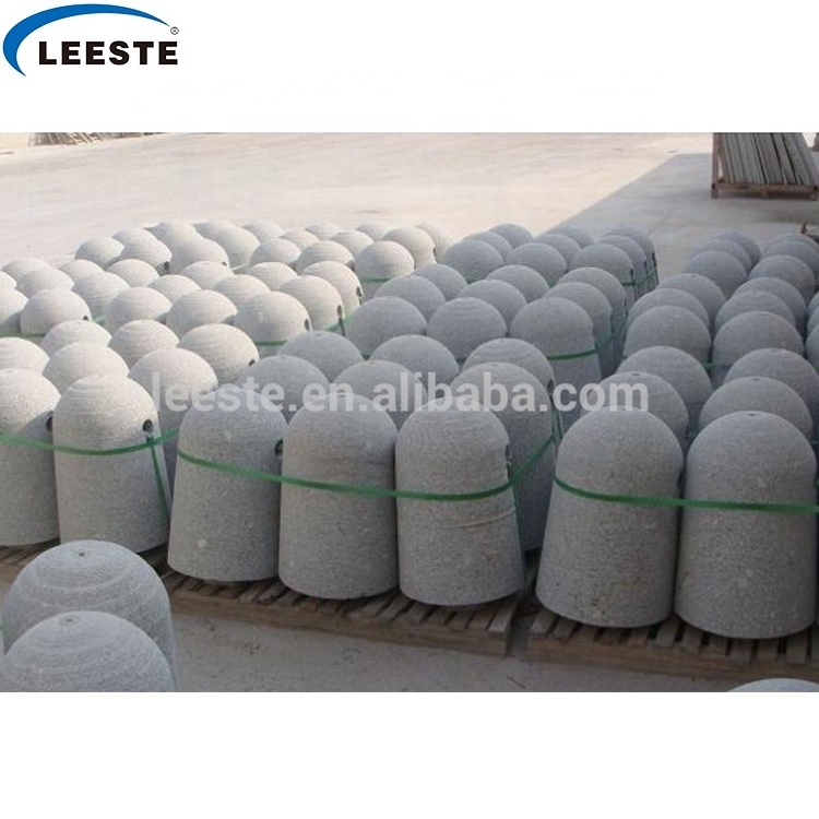 Hot light grey G603 granite tools stone pillar stone for lane