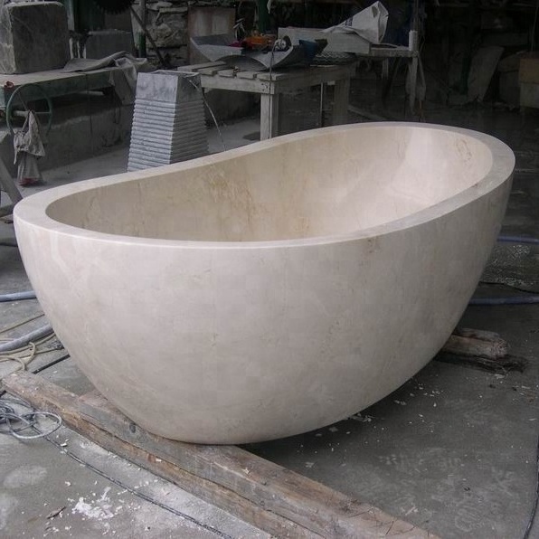 Hot Selling Natural Portable Bathroom Tubs Marble Spa Bathtub For Hotel