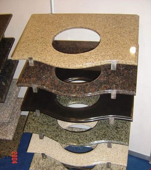 High Quality Cheap Gray Bathroom Vanity Tops Granite Kitchen Countertop