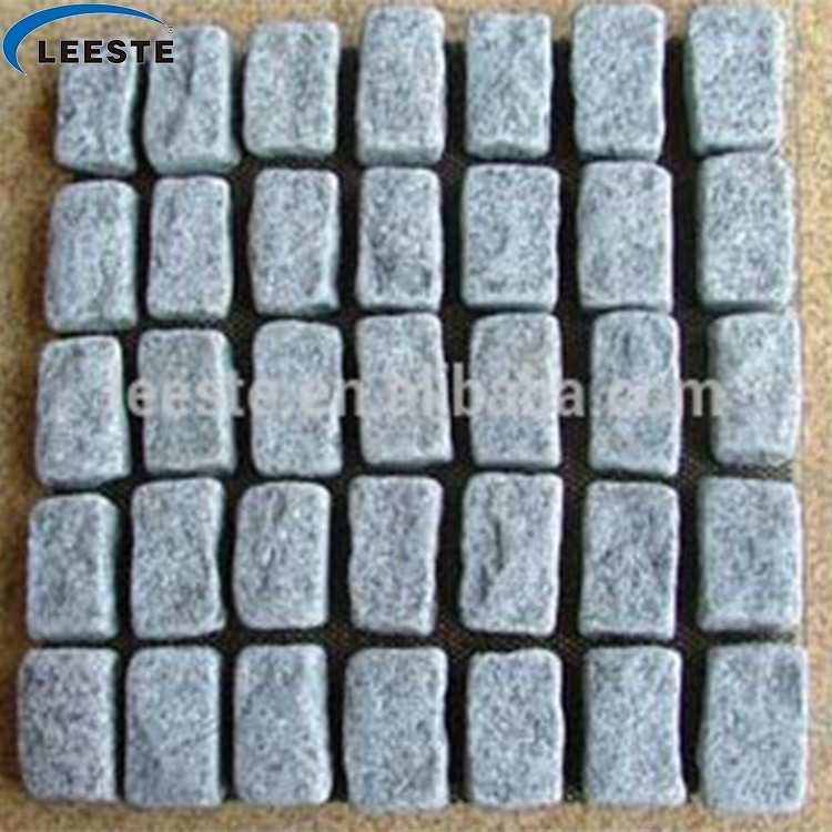 Cheap Cobblestone Granite Mesh Paver Driveway Paving Stone For Street