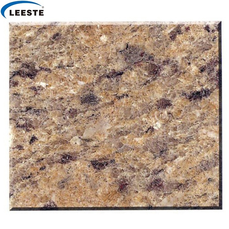 Best Quality Polished Yellow Giallo Ornamental Fiorito Golden Prefab Granite Slab For Countertop