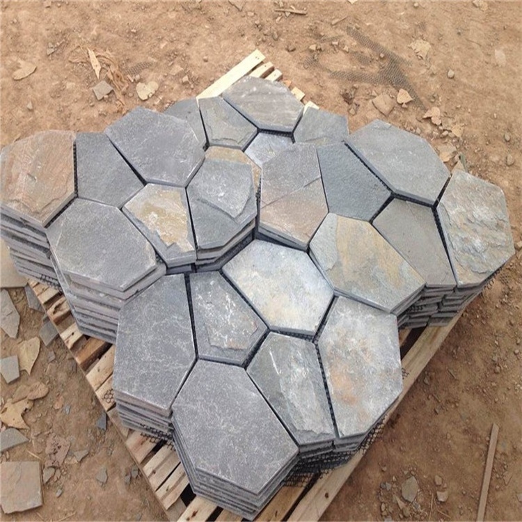 2020 Hot Selling Outdoor Paving Slates Flooring Slate Driveway Paver Flagstone Tiles