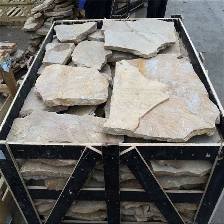 2020 Hot Selling Outdoor Paving Quartzite Flooring Slate Driveway Paver Irregular Tiles