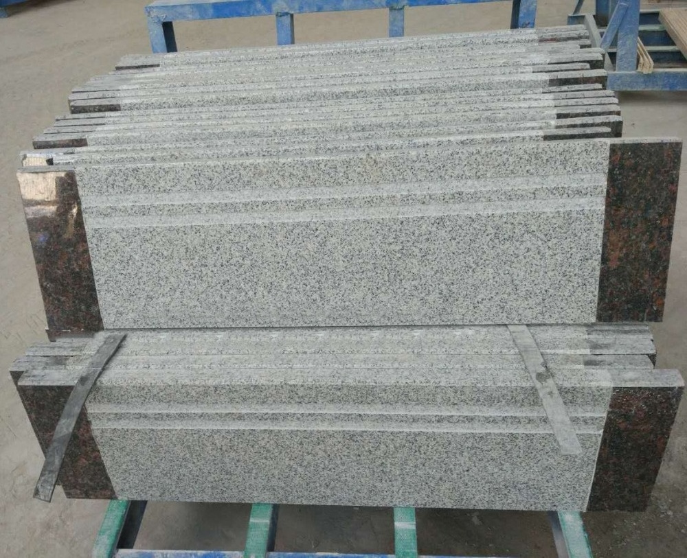 Hot Sale Gray Granite m2 Stair Step Stone Price For Outside Floor Tile