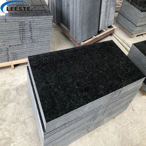 Cheap  Hot Sale Natural Stone Antique Black Angola Black Galaxy Black Granite