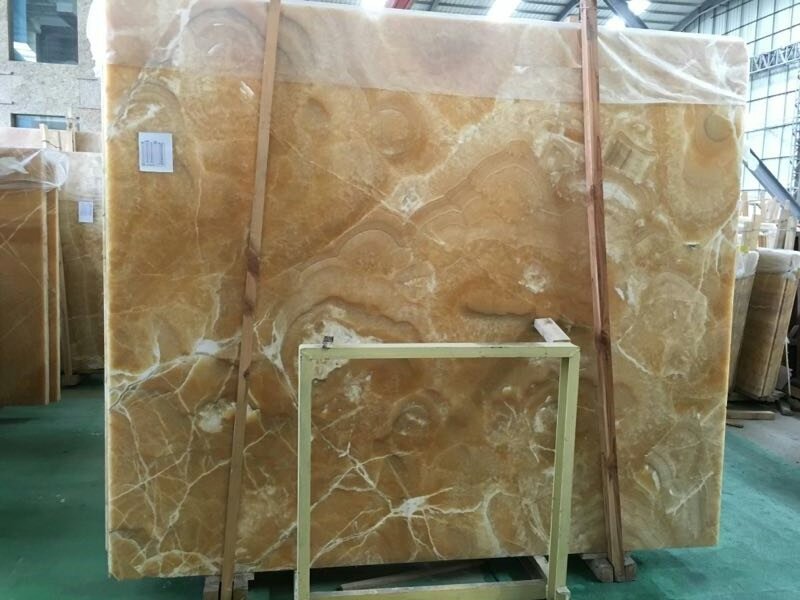 Natural Translucent Onyx Stone Beige Onyx Marble Stone