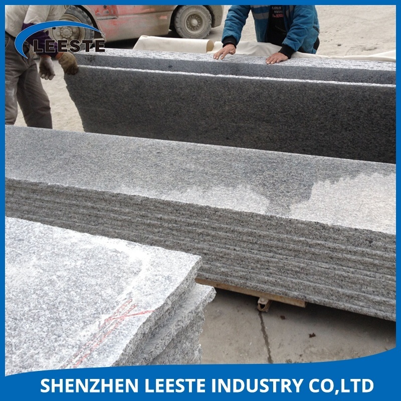 Hot Sale Gray Granite m2 Stair Step Stone Price For Outside Floor Tile