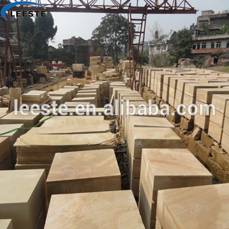 Popular Chinese Natural stone Sandstone Yellow Sandstone Slab Wall Cladding