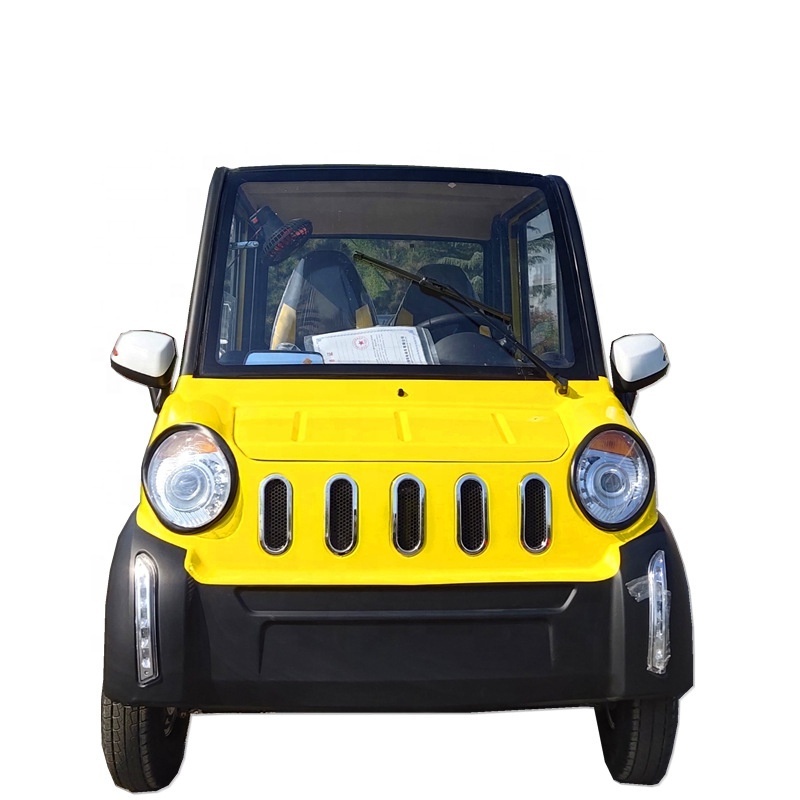 Cheapest Small Two door Mini four seater adult four wheel electric sedan enclosed electric car