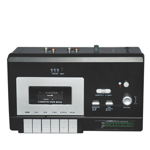 High Quality Portable music system w/USB to PC Recording double tape and Built-in Mono Speaker audio cassette recorder player