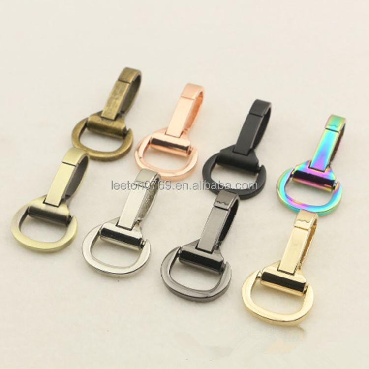 Stock supply high quality 8 colors bag chain swivel snap hook