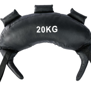 Fitness Strength Training Weighted Shoulder Power Croissant Bag Leather Bulgarian Bag For Weight Lifting Sports