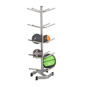 Exercise Ball Storage Stand to Display up to 5 Gym Balls Holder Rack for Medicine Weighted Ball Storage Tree Rack