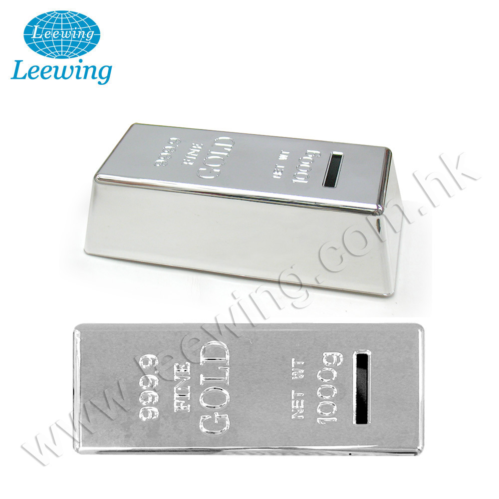 Promotional Gift Silver Bullion Coin Bank Money Saving Box