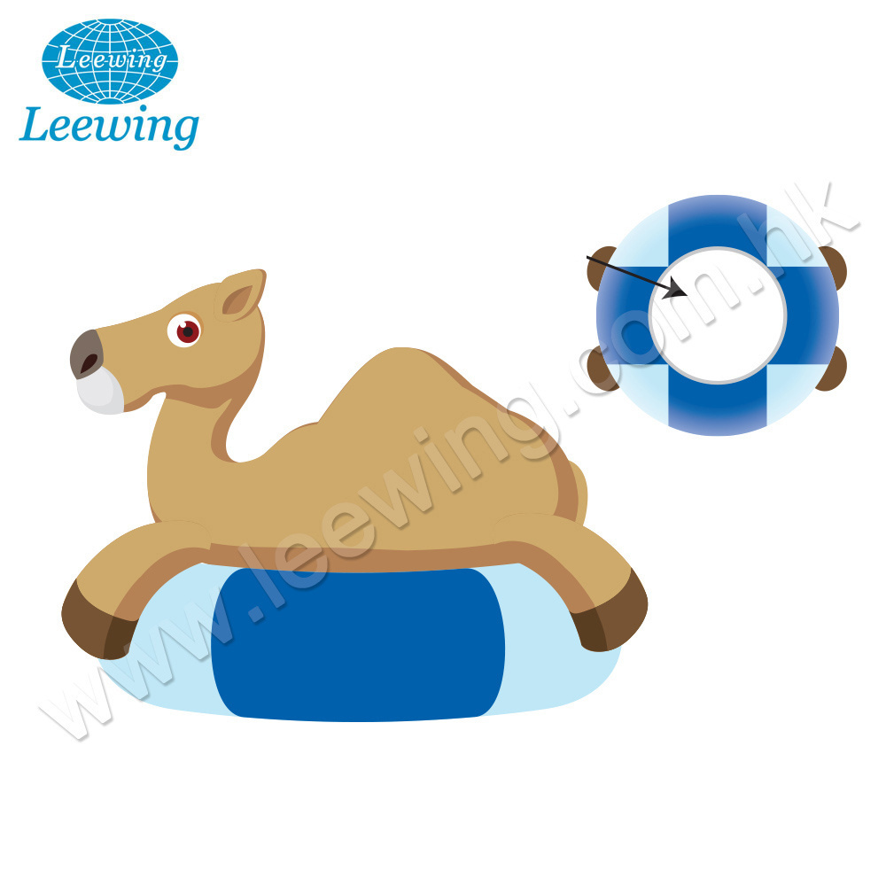 Custom Vinyl Camel On A Life Buoy/Ring Rubber Bath Toy for Kids